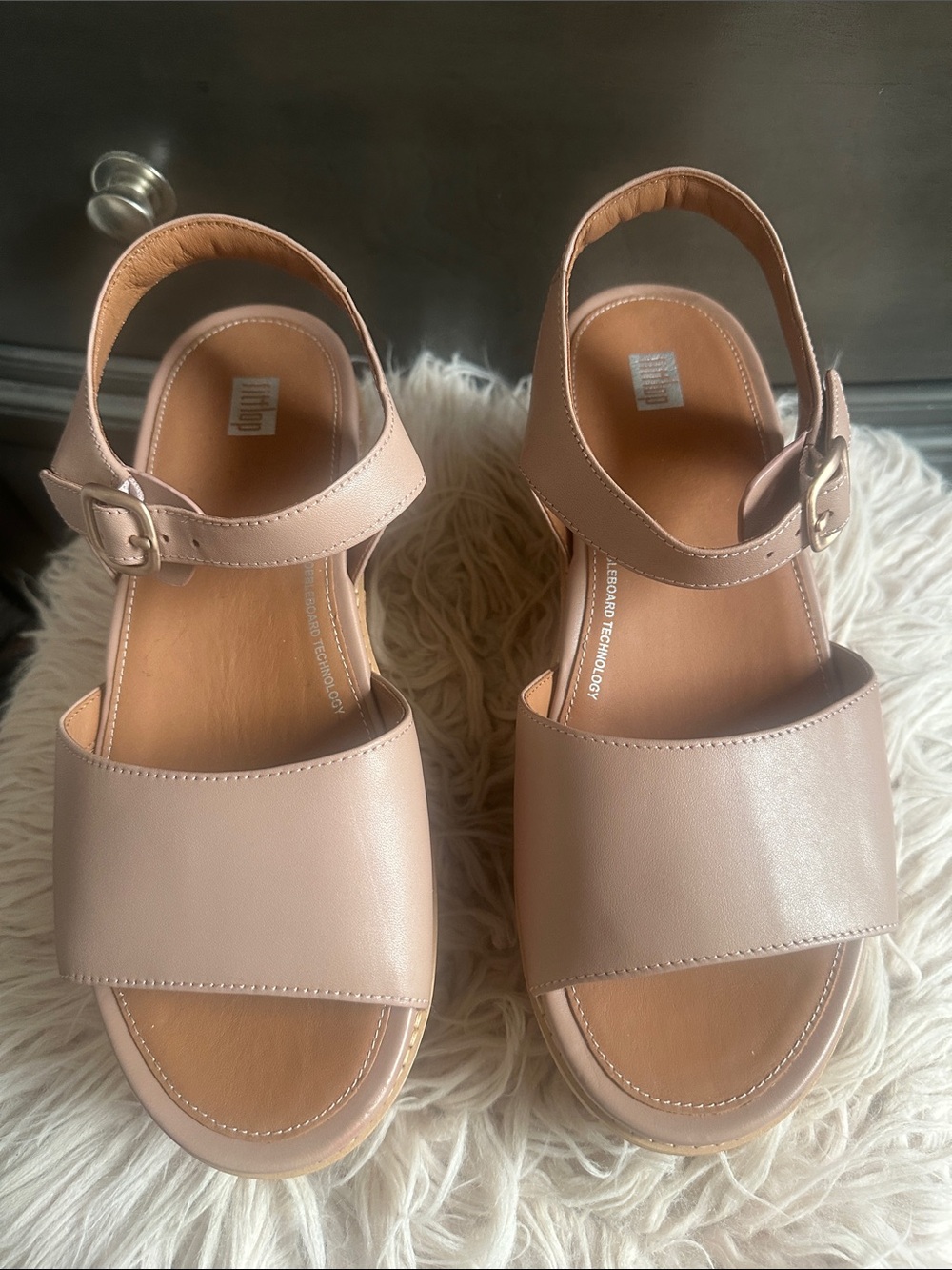 Fitflop Women’s Blush Slingback Sandals with Buckle Strap